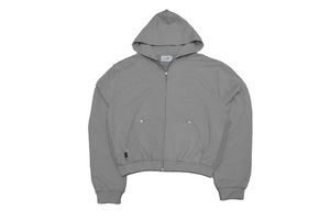 Crop rivet hoodie